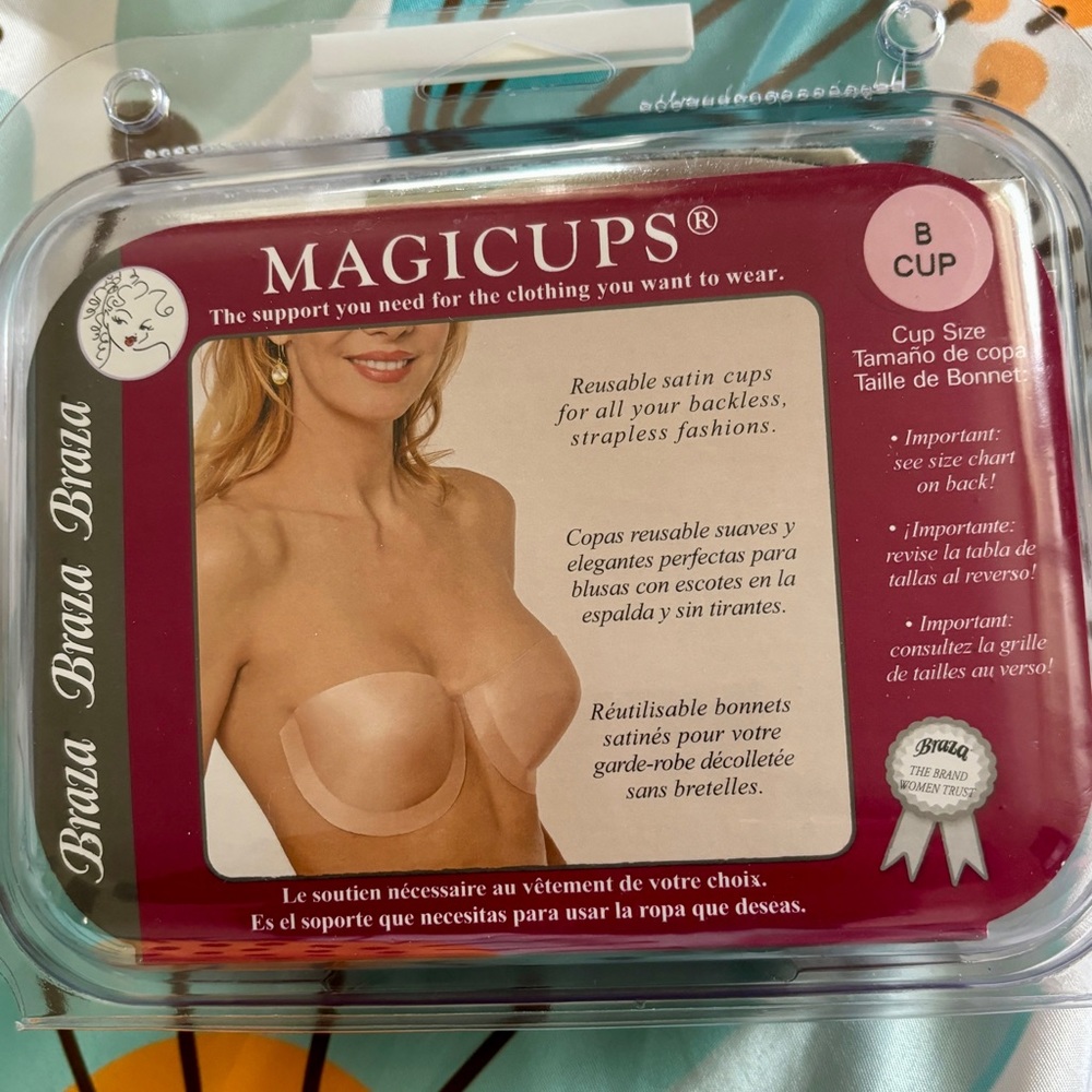Braza Magicups Molded Bra Cups NWT